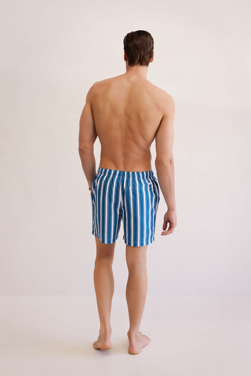 Mens swim short in Cabana Stripe - PRE ORDER