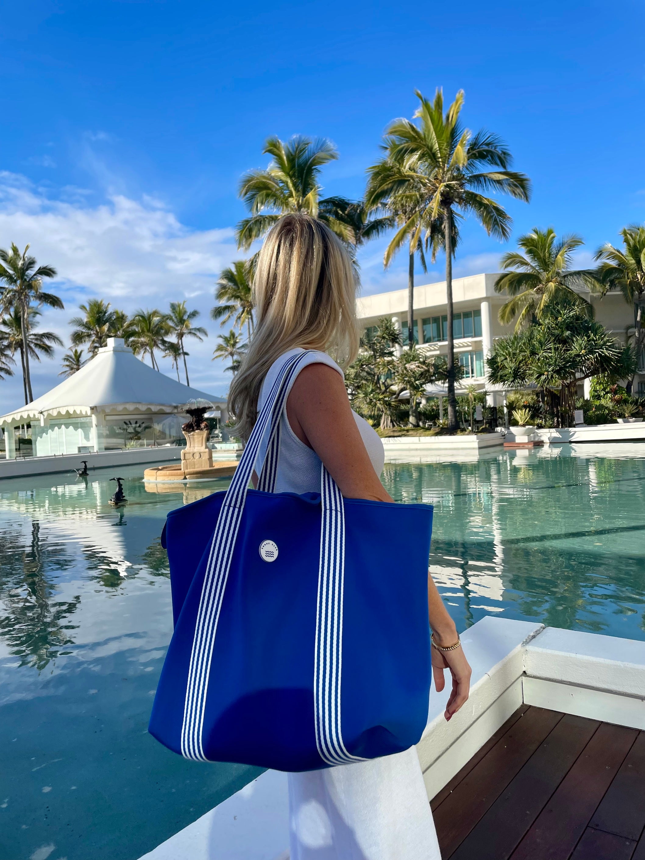 Large Neoprene Tote Bag shoreclubswim